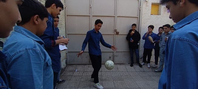 مسابقات روپایی و طناب زنی به مناسبت هفته تربیت بدنی