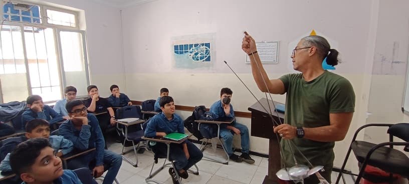 استعدادیابی رشته شمشیربازی توسط آقای طبیب زاده